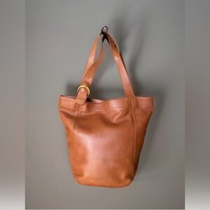 Vtg COACH 4082 Soho Bag CAMEL Brown Leather XXL Tote Shoulder Huge Duffle USA